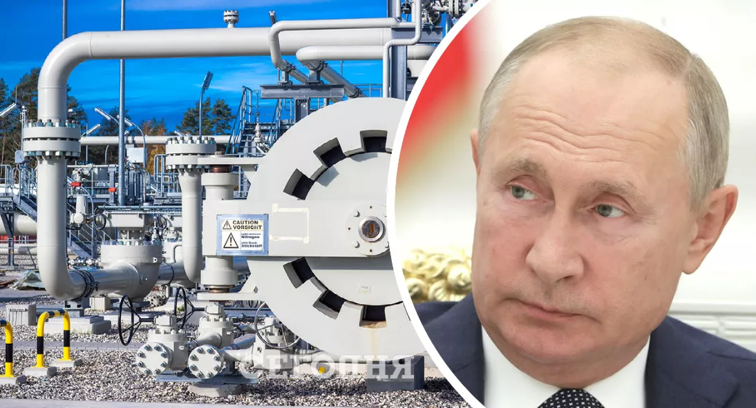 Володимир Путін зазначив, що як тільки другу трубу заповнять газом і регулятор дасть схвалення, то постачання почнуться вже наступного дня/Колаж: "Сьогодні"