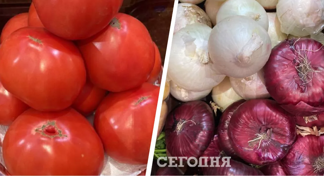Овочі на ринку в центрі Києва / Колаж "Сьогодні"