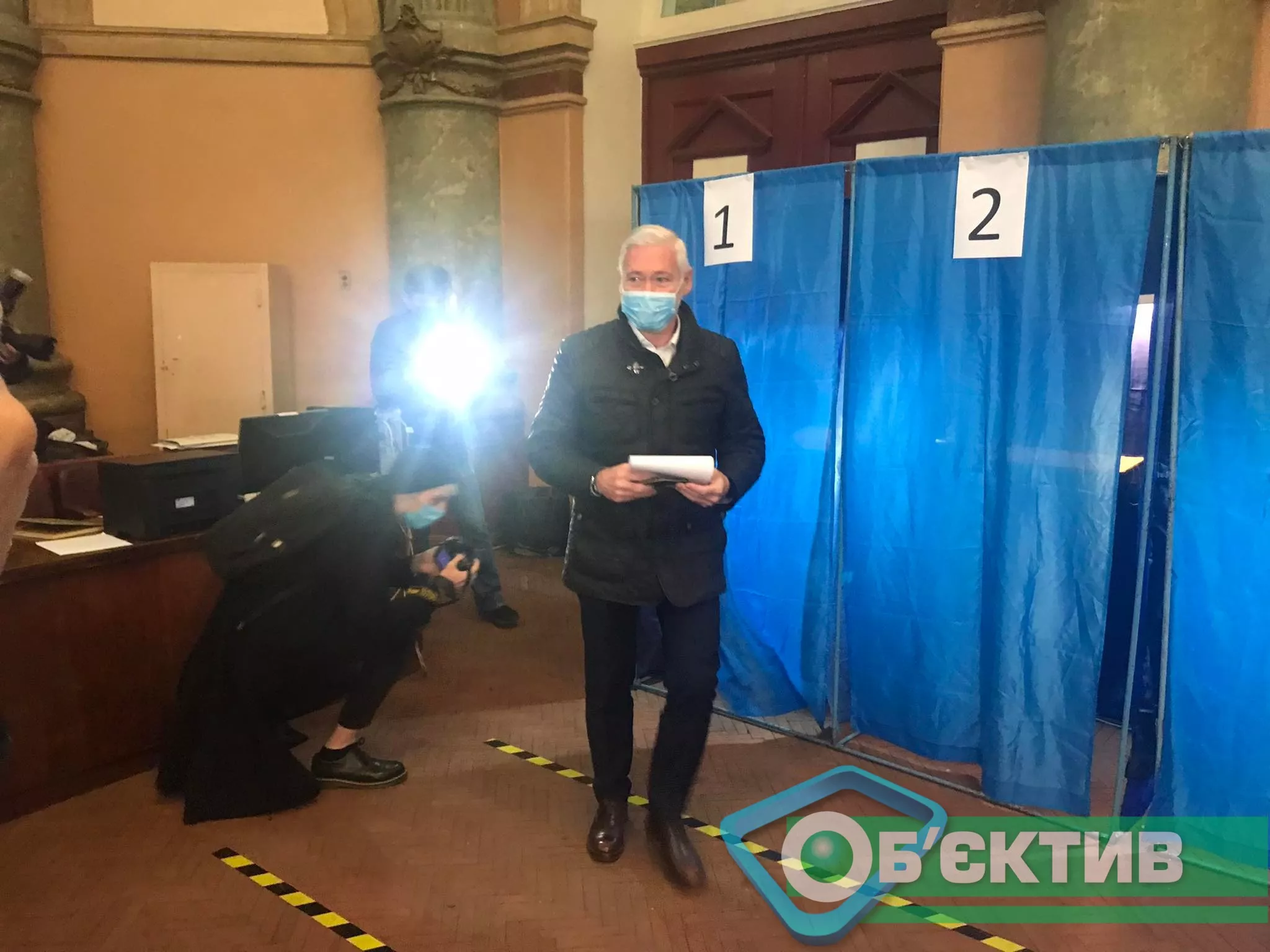 Игорь Терехов проголосовал на выборах мэра в Харькове