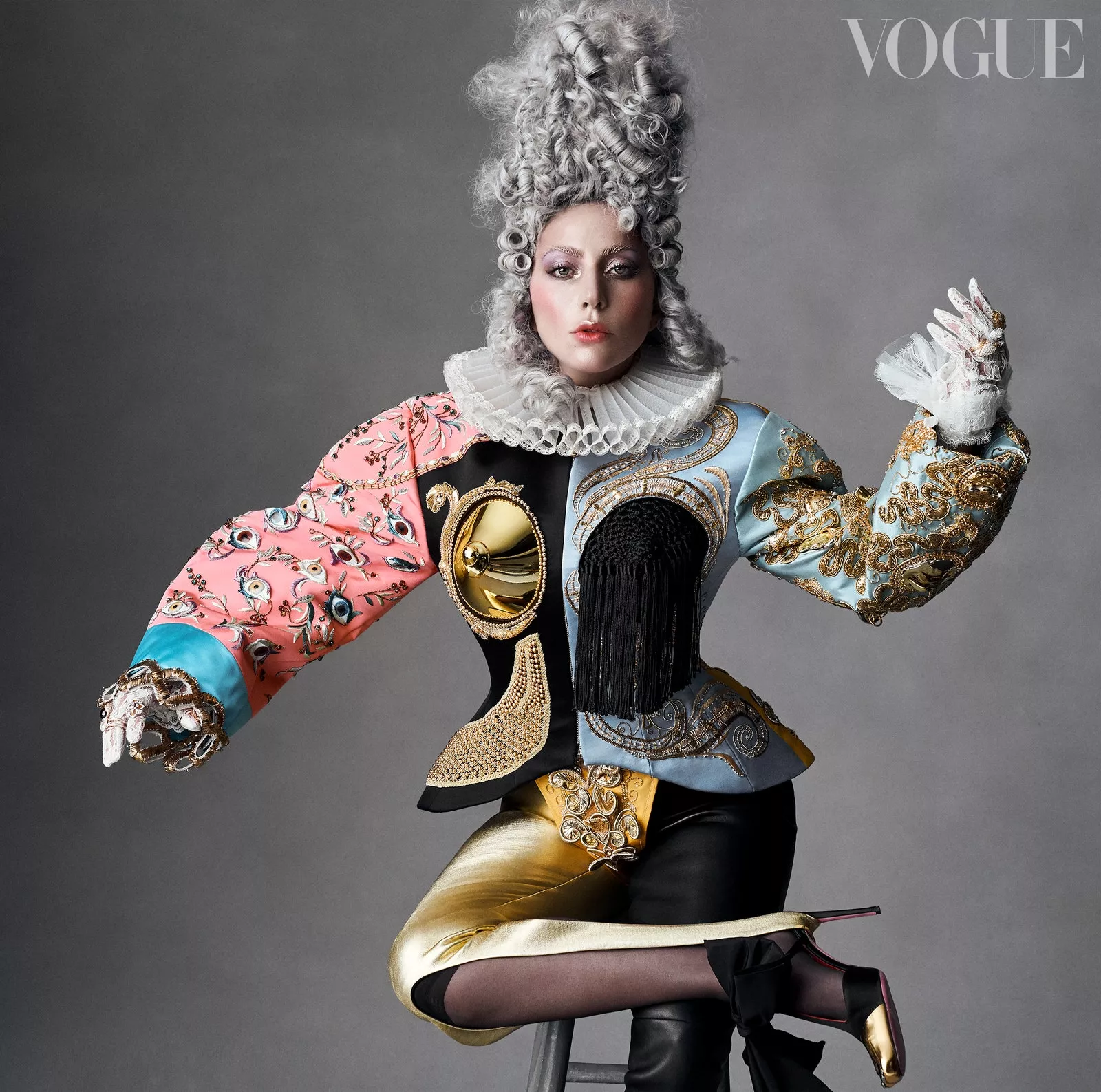 Леди Гага в фотосессии для британского Vogue