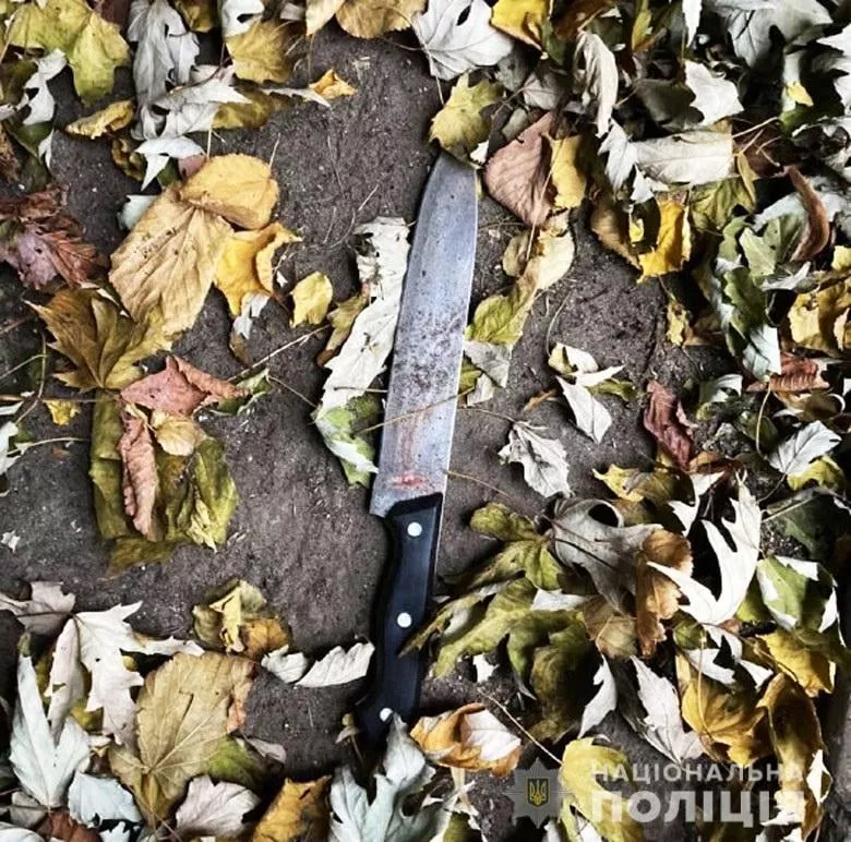 Нож обнаружили недалеко от дома
