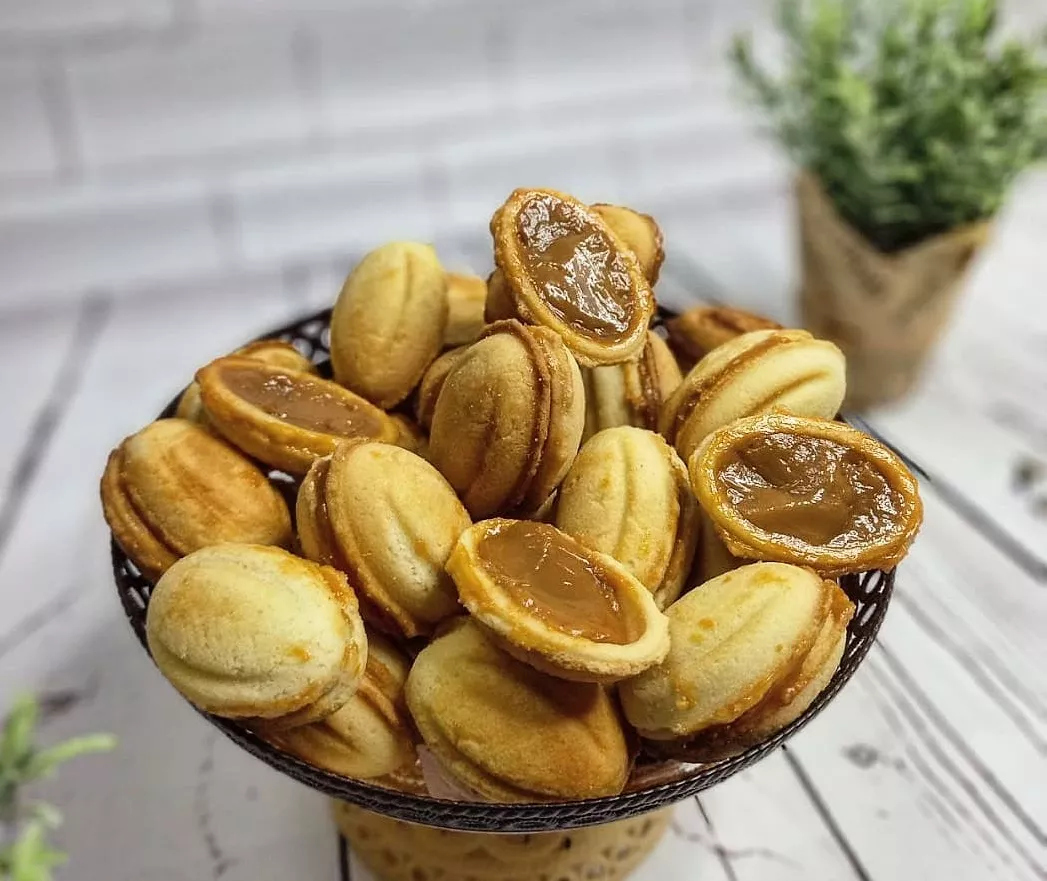 Печенье орешки на майонезе