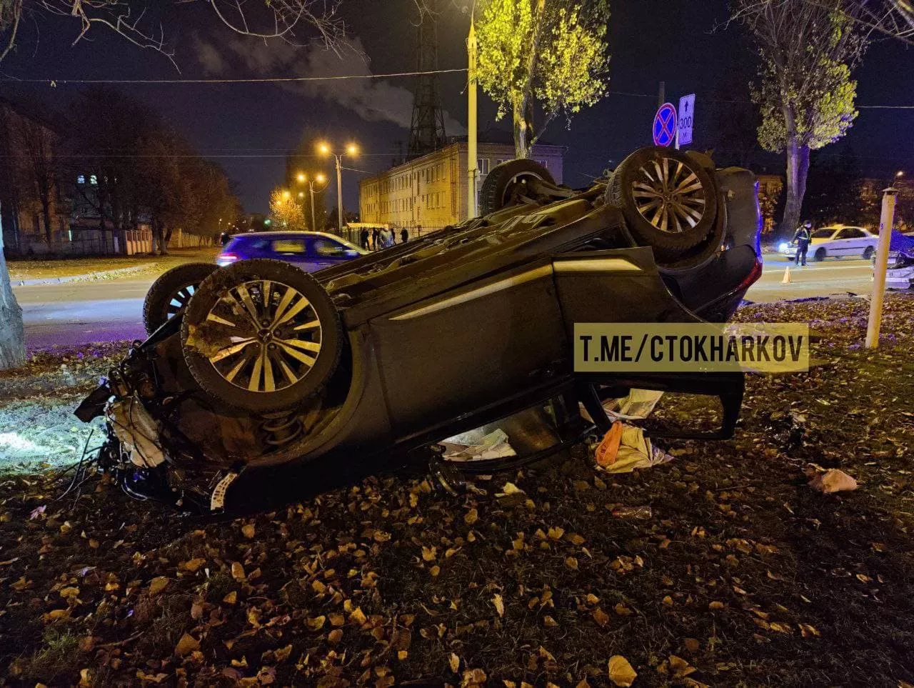 П'яного водія госпіталізували/Фото: Telegram/Автомобільний Харків