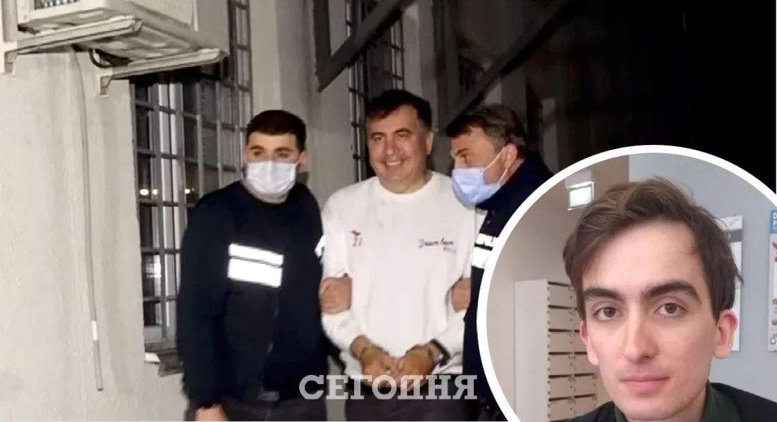 Эдуард Саакашвили возмущен кадрами недостойного обращения с его отцом / Коллаж "Сегодня"