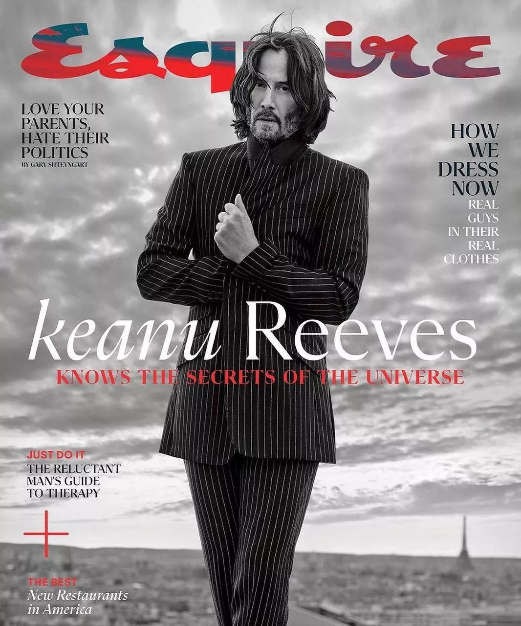 Киану Ривз на обложке журнала Esquire