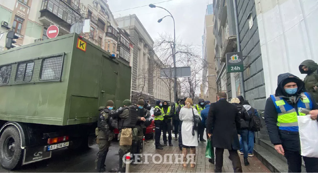 Протесты в Киеве. Фото: сайт "Сегодня"