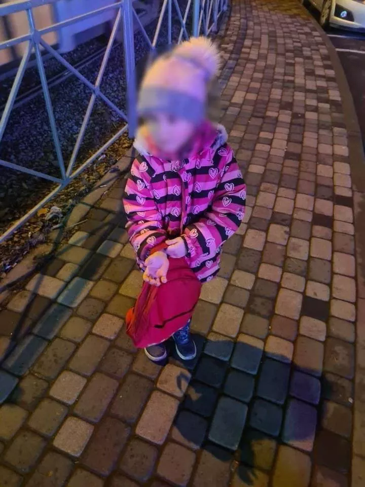 4-річна дівчинка самостійно пішла з дитячого садка. Фото: Telegram-каналу "Дніпро Оперативний".