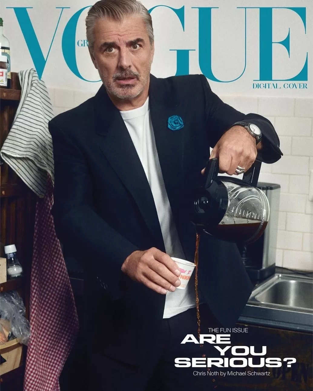 Мистер Биг впервые появился на обложке Vogue