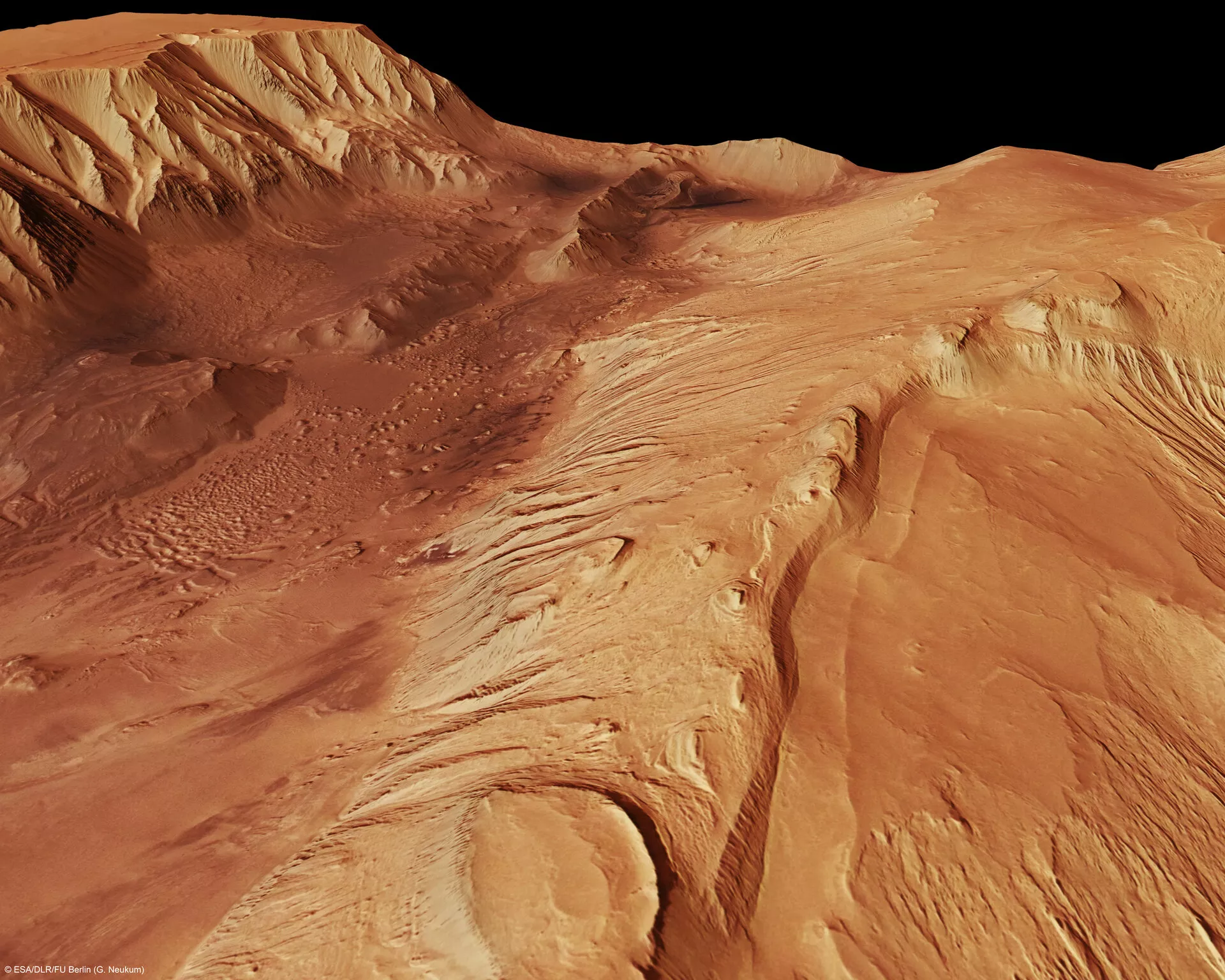На поверхности Марса есть следы рек и озер