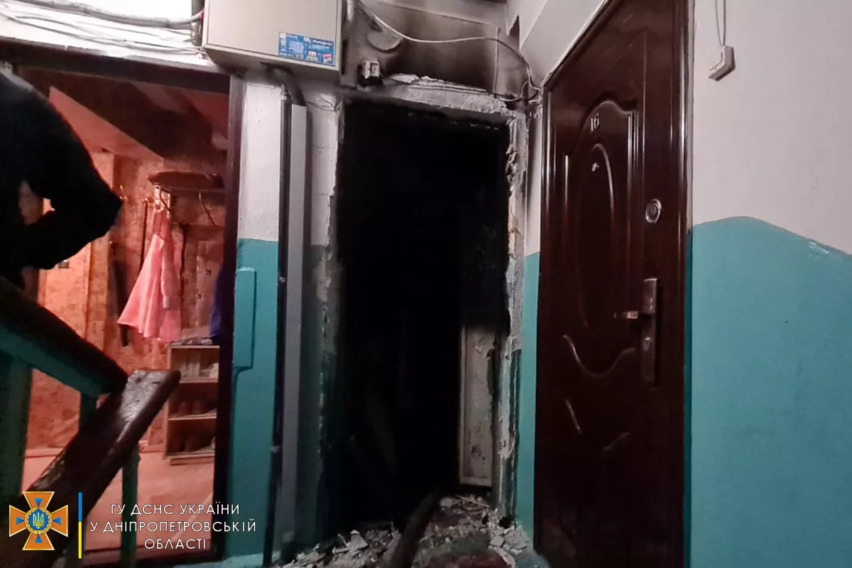 Взрыв разрушил две квартиры/Фото: ГСЧС