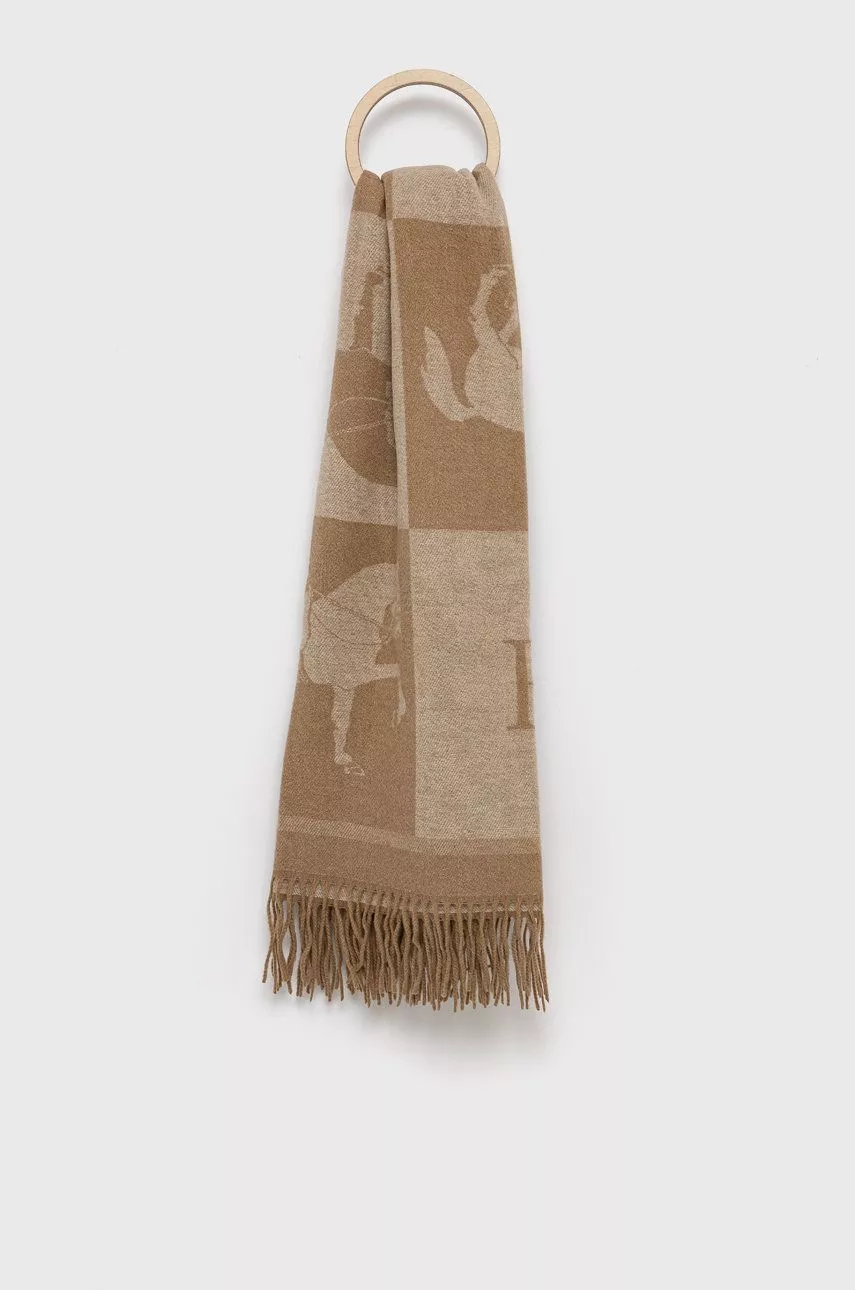 Шерстяной шарф Lauren Ralph Lauren за 2599 грн