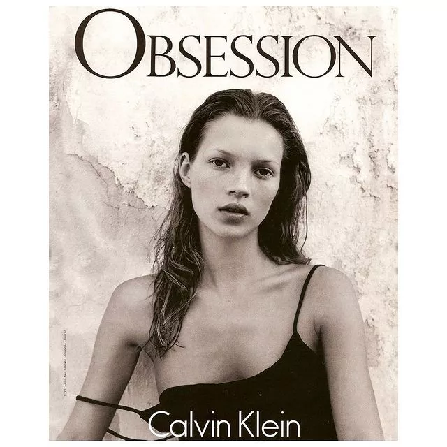 Кейт Мосс у рекламі Calvin Klein