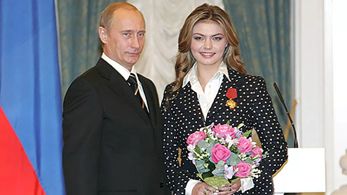 Алина Кабаева и Владимир Путин.