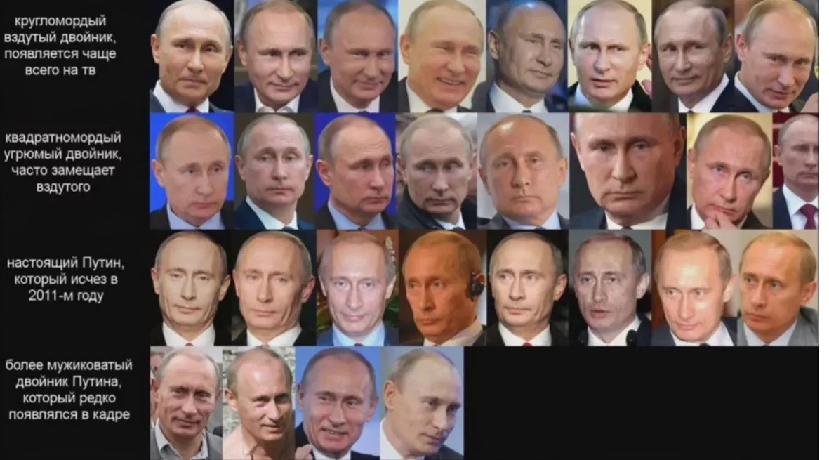 Двойники Путина. Найди настоящего...