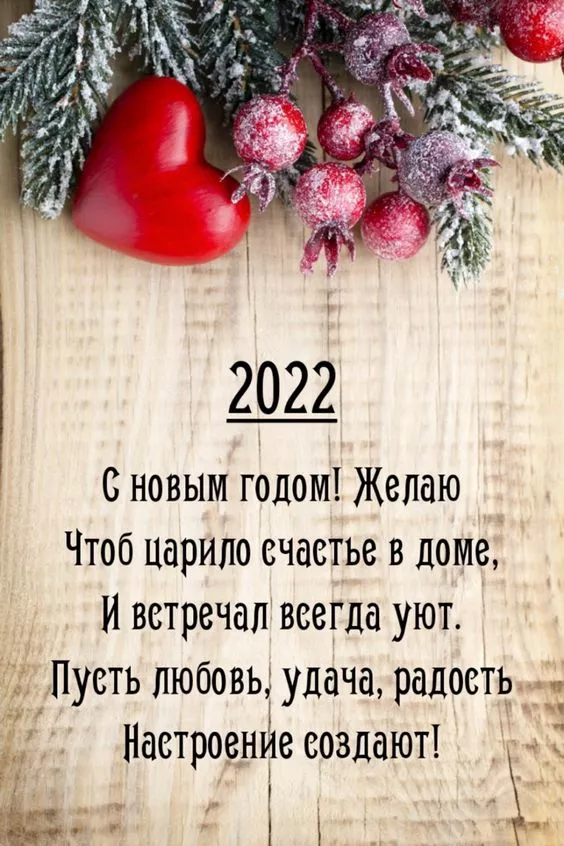 Актуальные поздравления на Новый год 2022