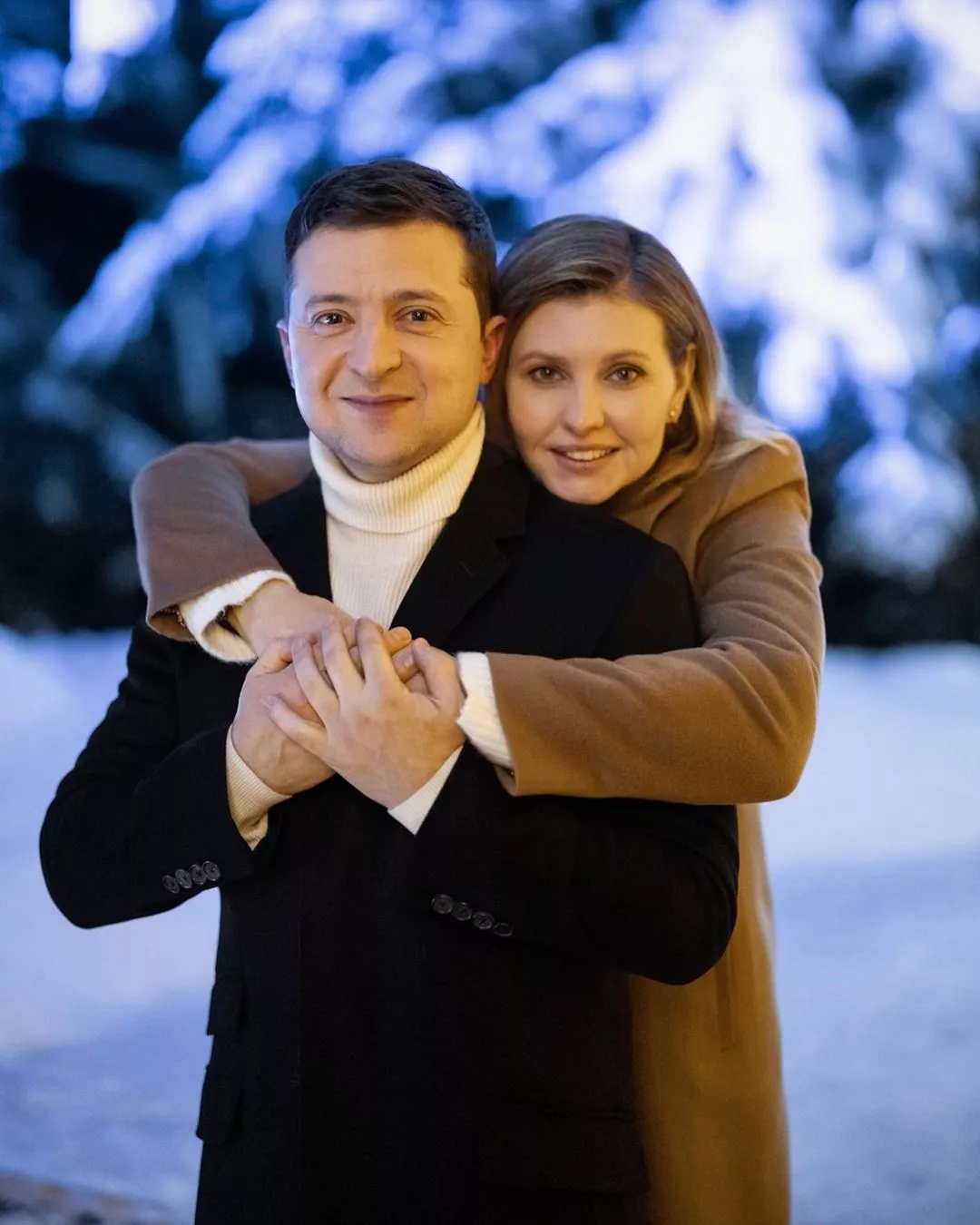 Зеленские поздравили украинцев с новым годом
