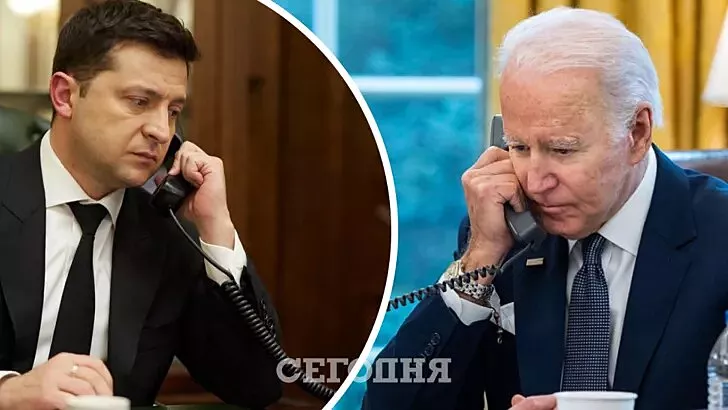 Президенты Украины и США провели переговоры/Коллаж: "Сегодня"