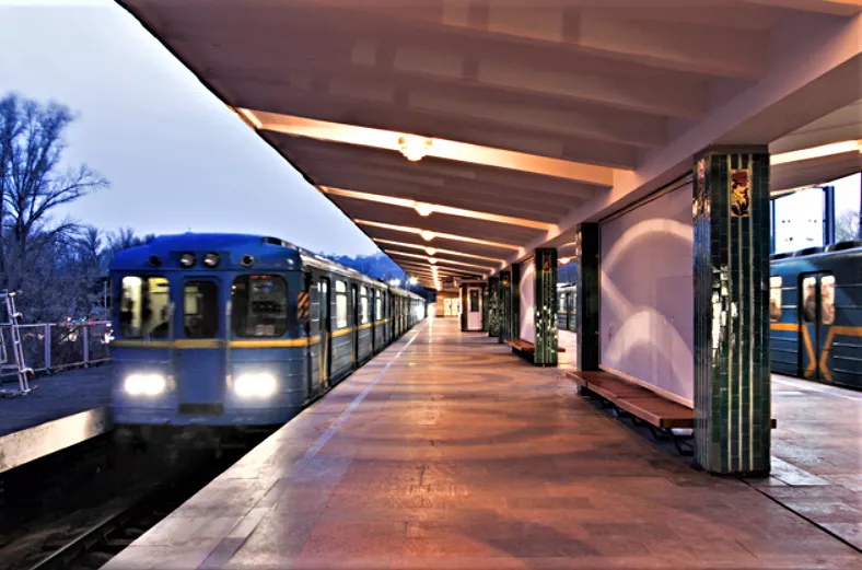 Станция "Гидропарк"/Фото: Киевский метрополитен