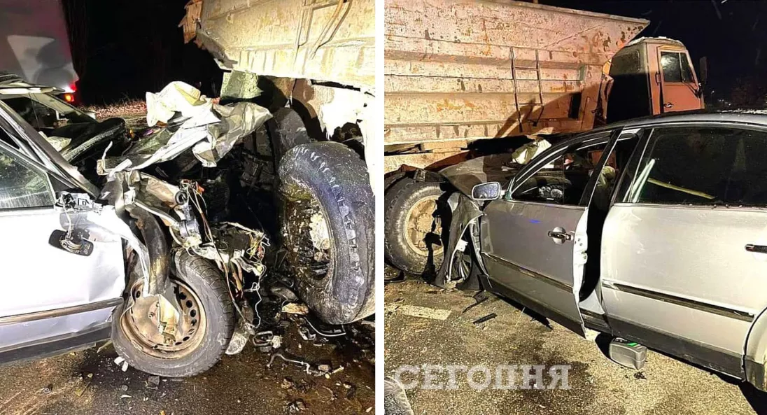 Правоохранители выясняют все обстоятельства аварии/Фото: полиция Киевской области, коллаж: "Сегодня" 