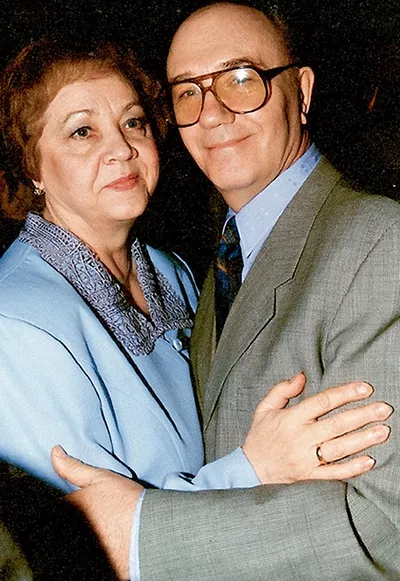 Леонид Куравлев со своей женой Ниной