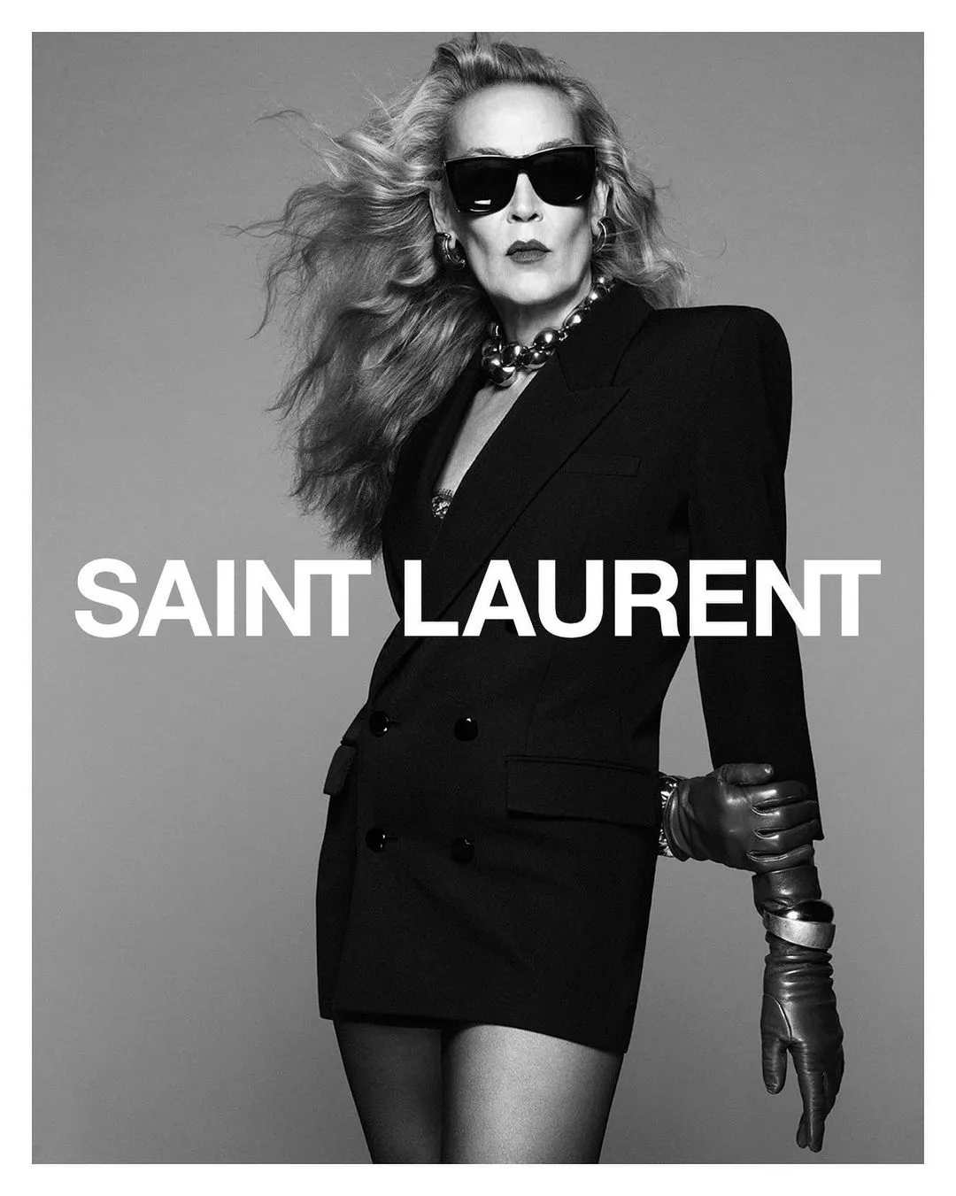 Легендарная Джерри Холл – новое лицо Saint Laurent