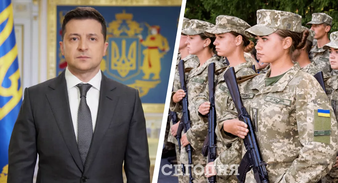Зеленський закликав Міноборони скоротити перелік професій з обов'язковим військовим обліком/Колаж: "Сьогодні"