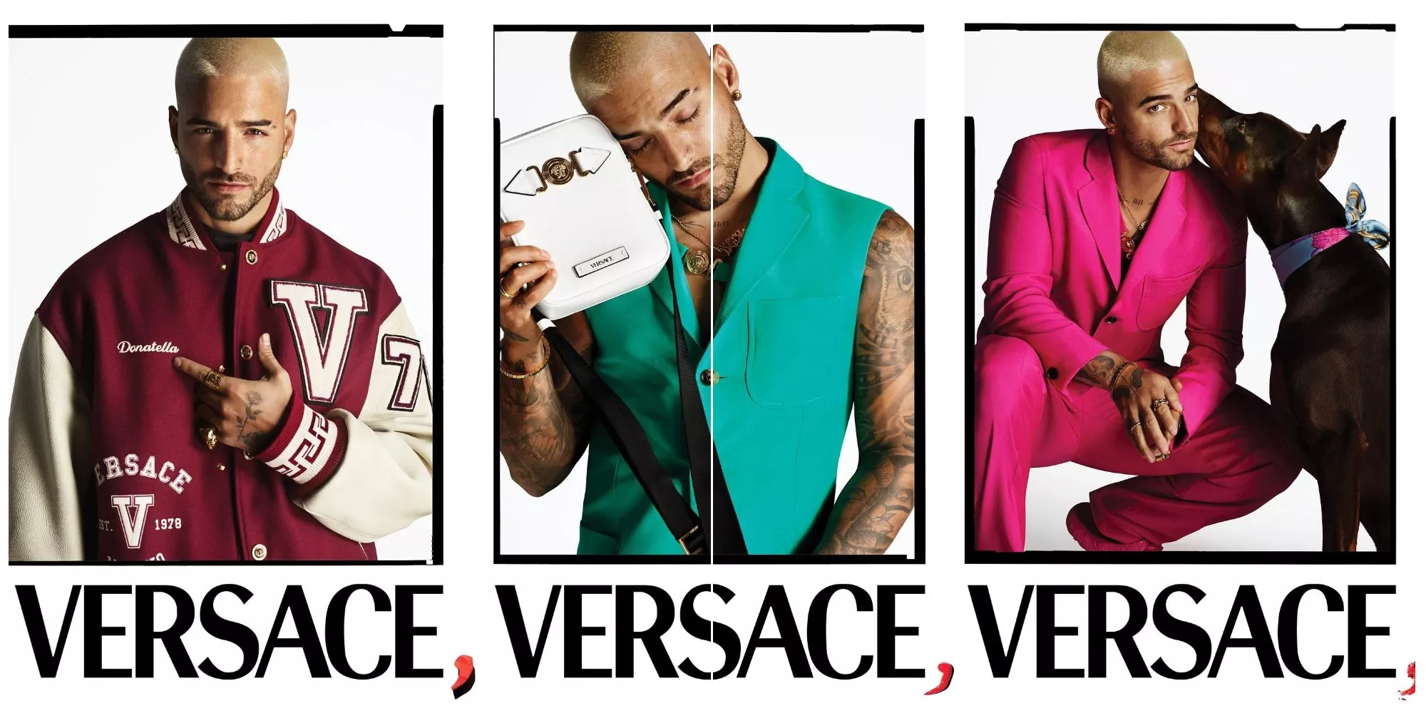Малума став обличчям чоловічої колекції Versace та знявся у яскравій фотосесії