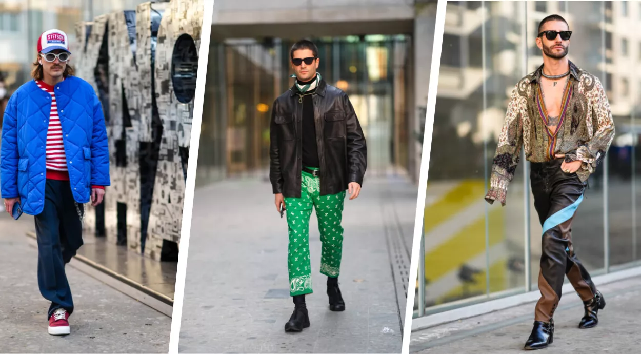 Парни на Недели мужской моды в Милане 2022