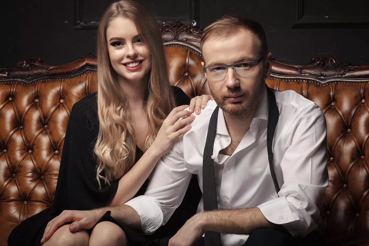 Денис Повалий с женой Светланой
