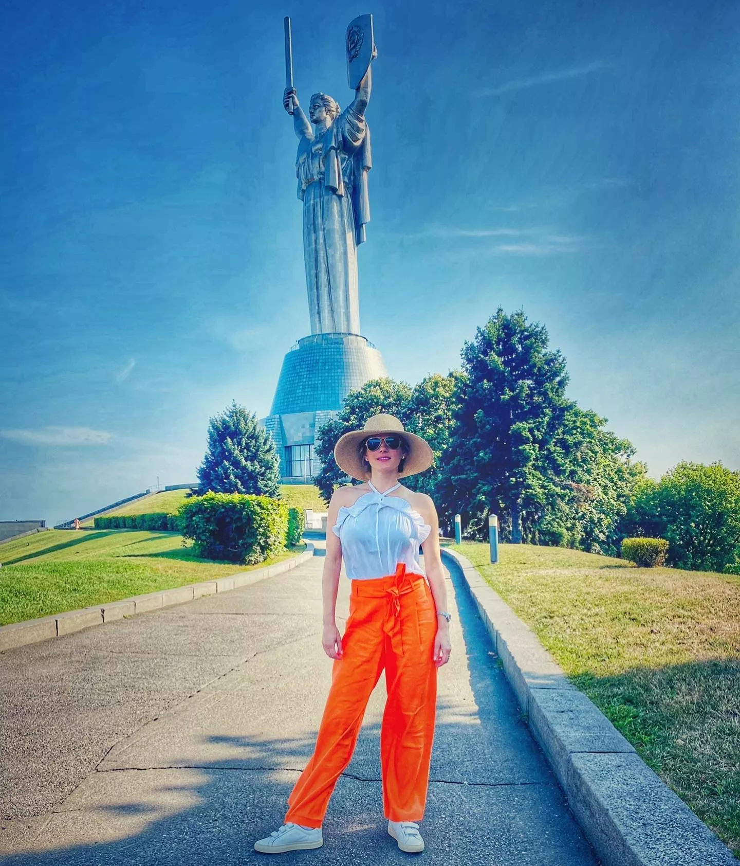 Кэтрин Винник прошлым летом посетила Киев
