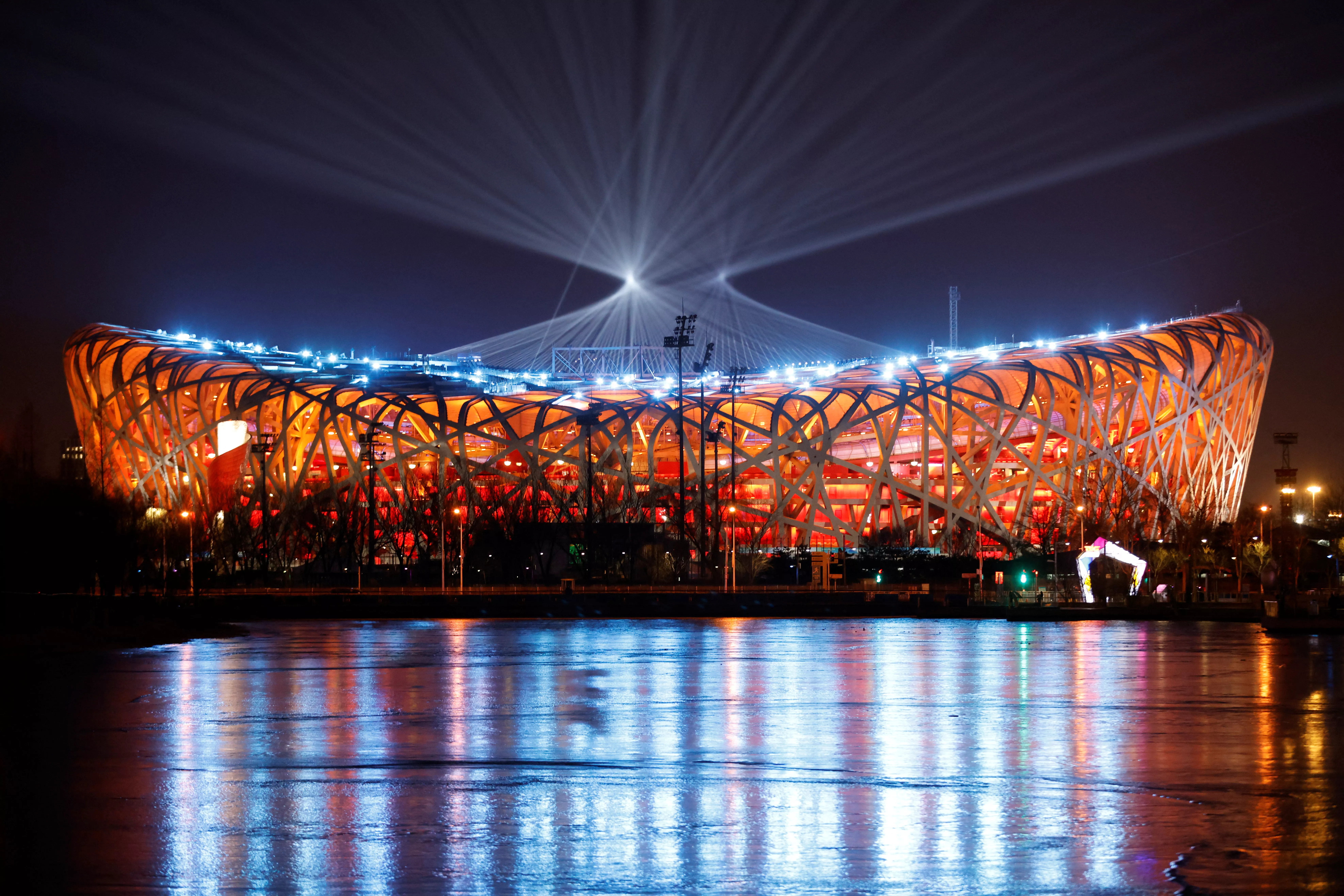 Стадион в Пекине "Птичье гнездо"