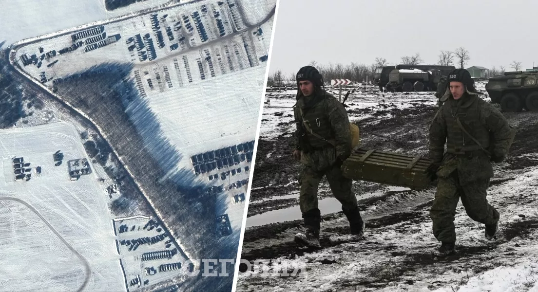 З'явилися нові фото розташування військової техніки в Білорусі під час спільних навчань з Росією/Фото: Reuters, колаж: "Сьогодні"
