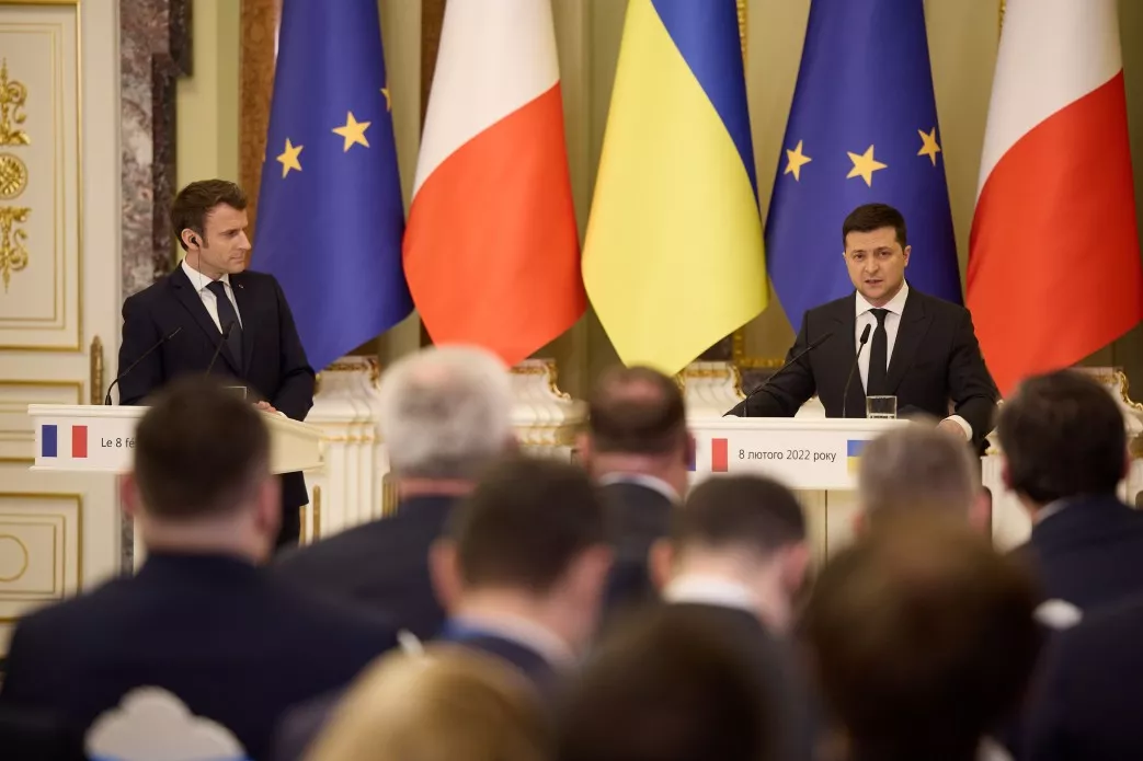 Володимир Зеленський: "Франція важлива для нашого регіону та всього ЄС"