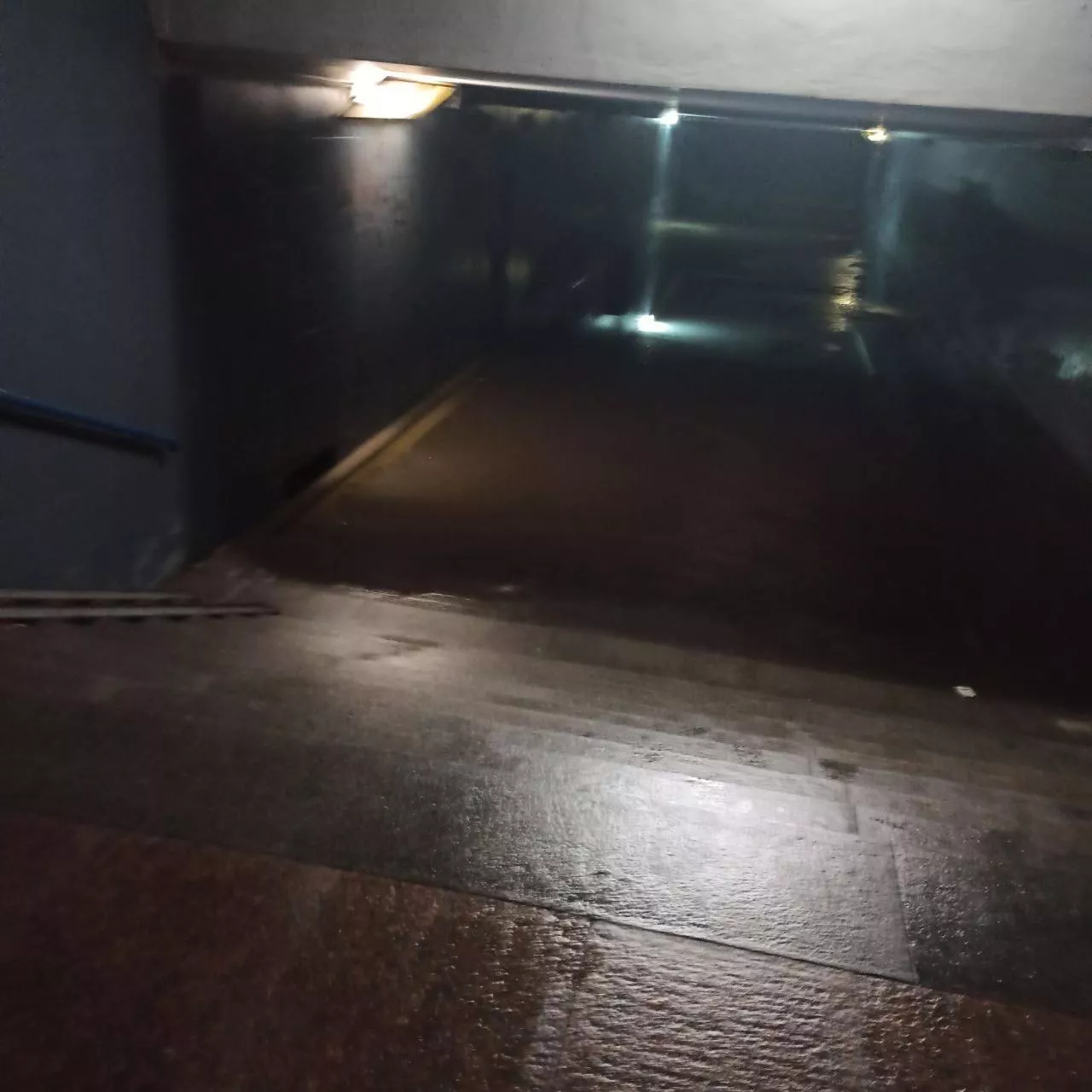 На Видубичах затопило підземний перехід. Фото: "Великий Київ"