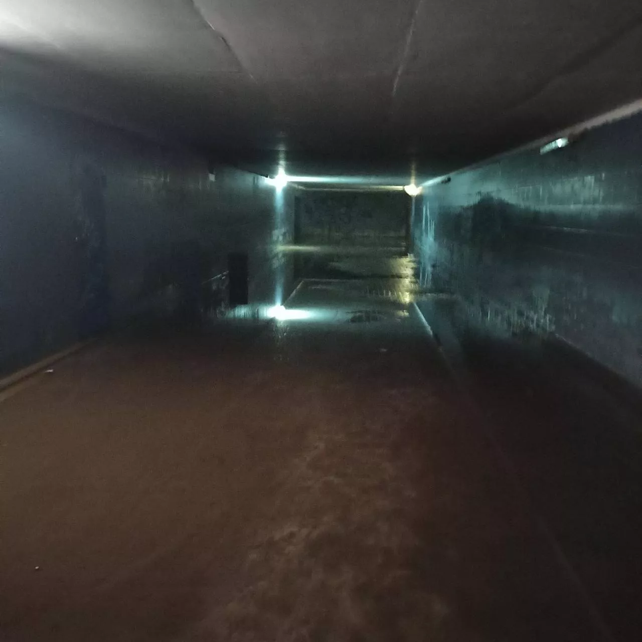 На Выдубичах затопило подземный переход. Фото: "Великий Київ"