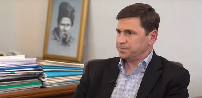Михаил Подоляк (скриншот из видеозаписи "Украина 24").