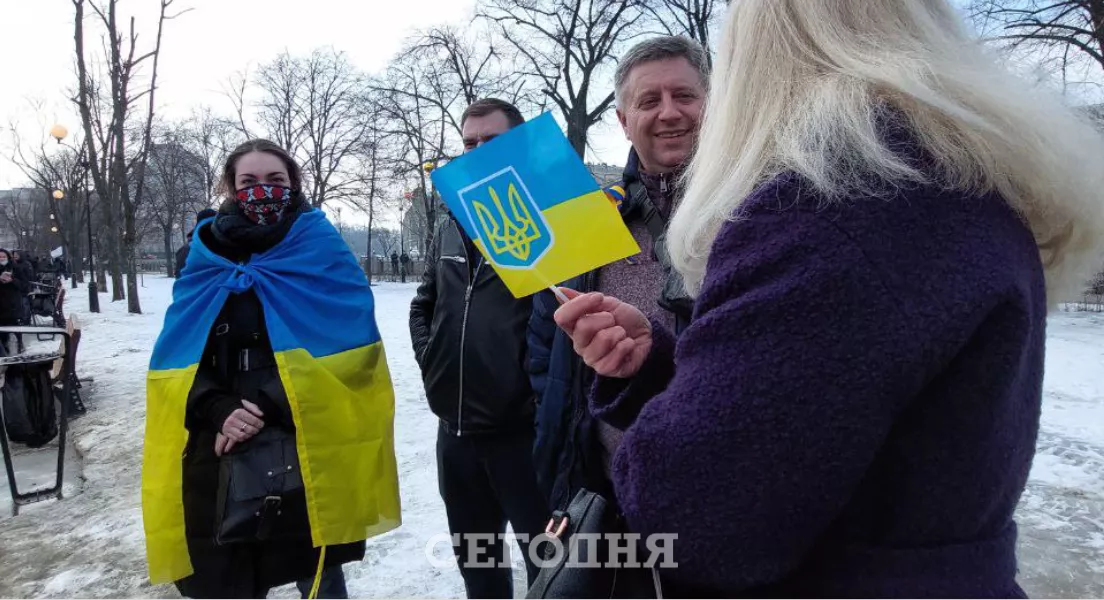 Как проходит День единения в Харькове. Фото: Анна Бровко