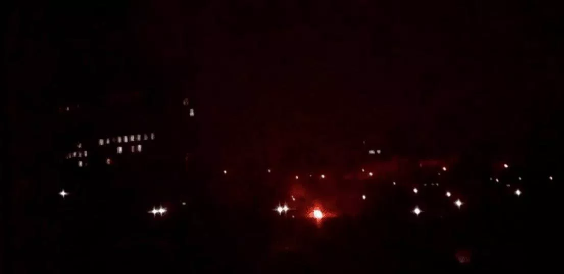 Фото с места взрыва в Донецке