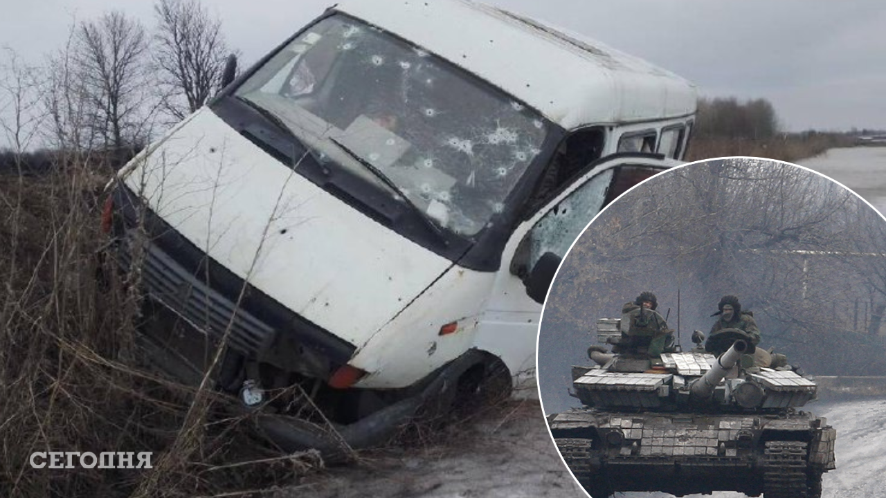 Под Конотопом российские оккупанты расстреляли авто с гражданскими, двое  погибших (фото) | Сегодня