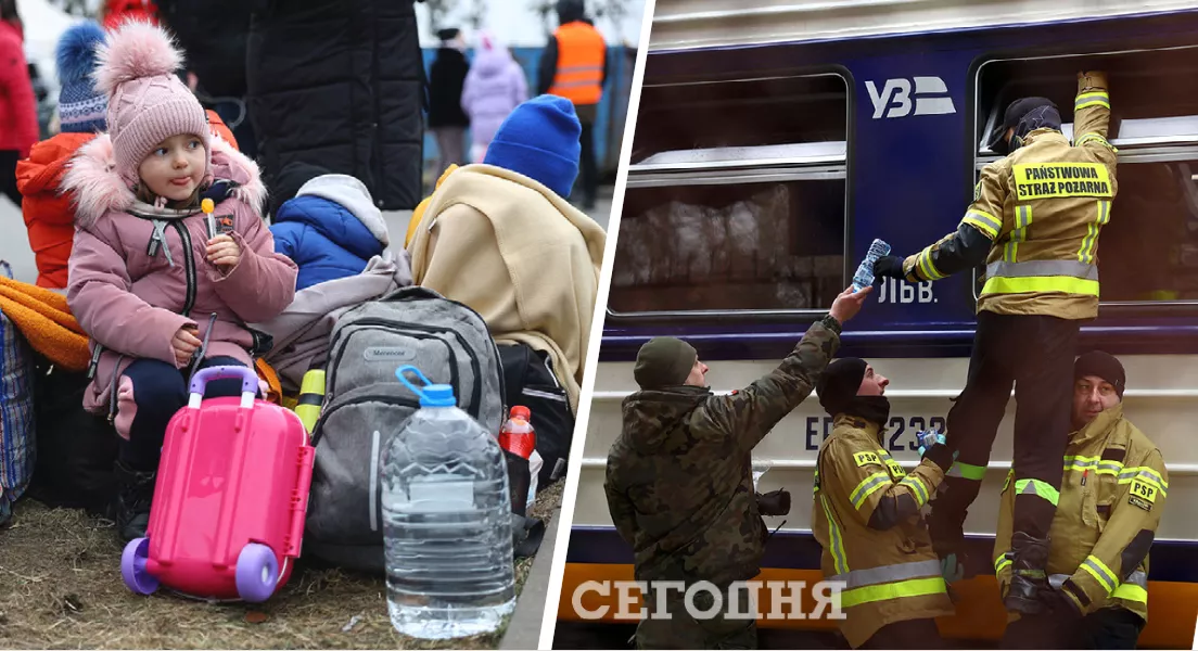 Польша приняла наибольшее число украинских граждан / Фото Reuters / Коллаж "Сегодня"
