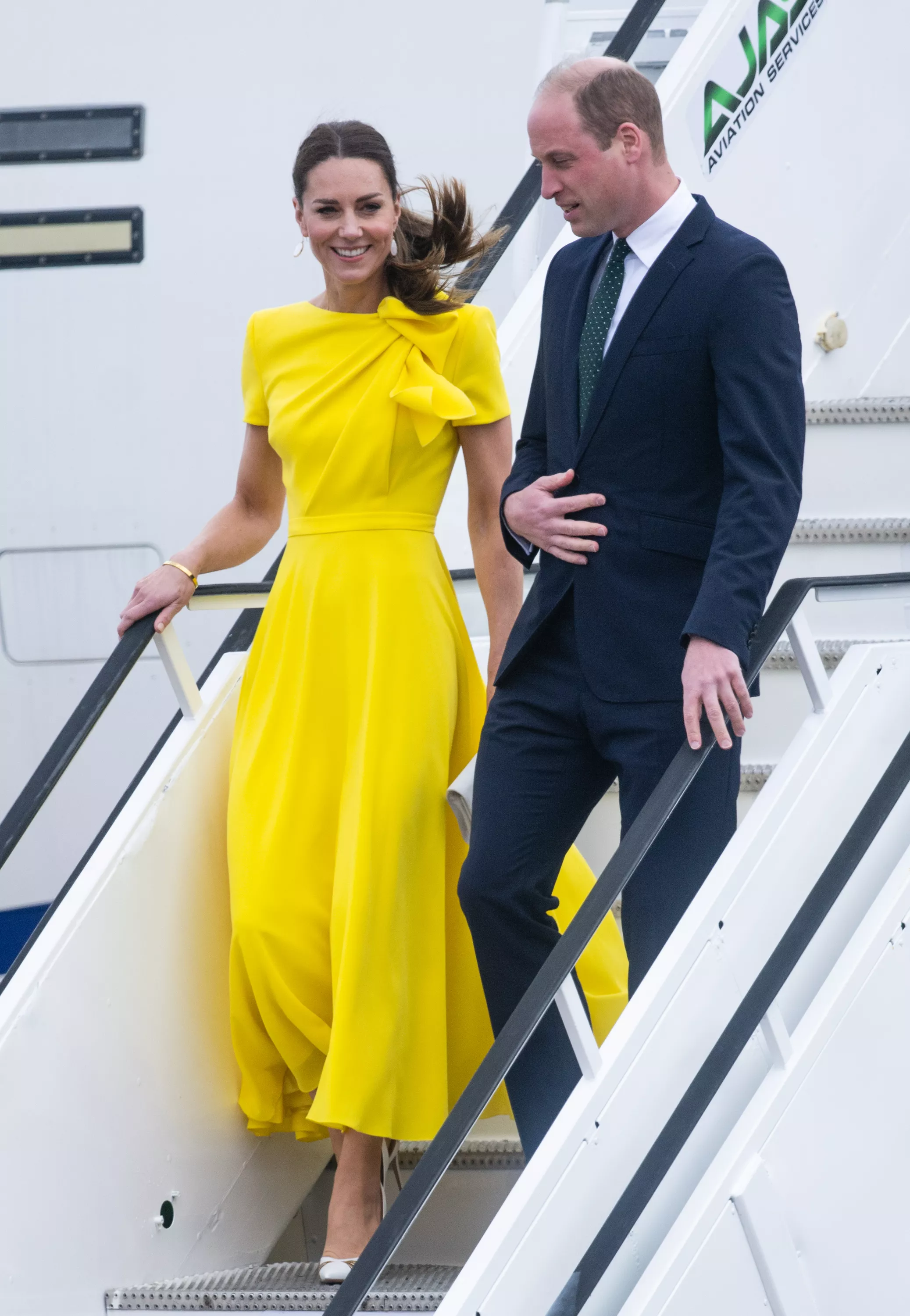 Кейт Миддлтон и принц Уильям прибыли на Ямайку