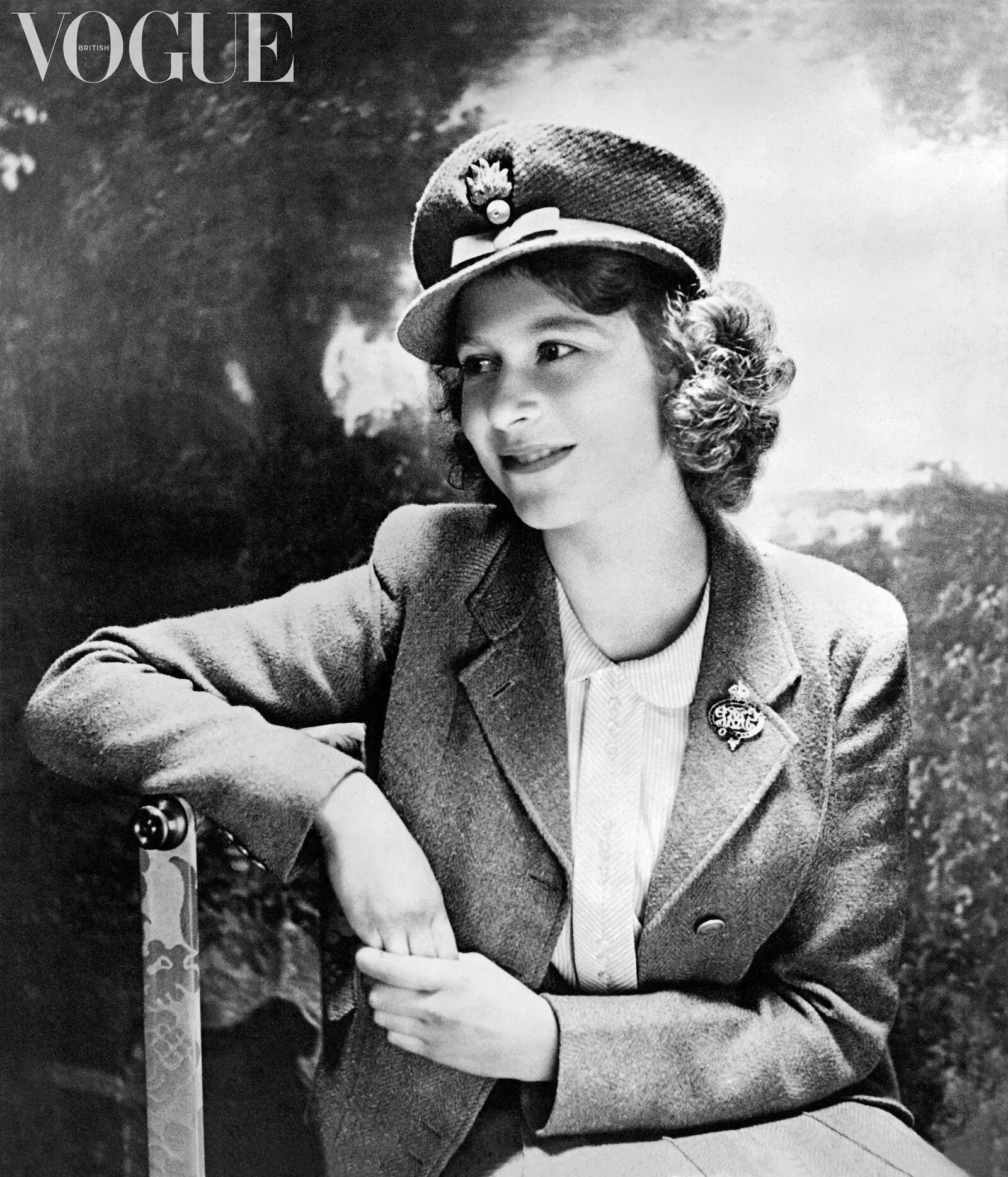 Принцесса Елизавета в униформе, фото Сесила Битона (1942)