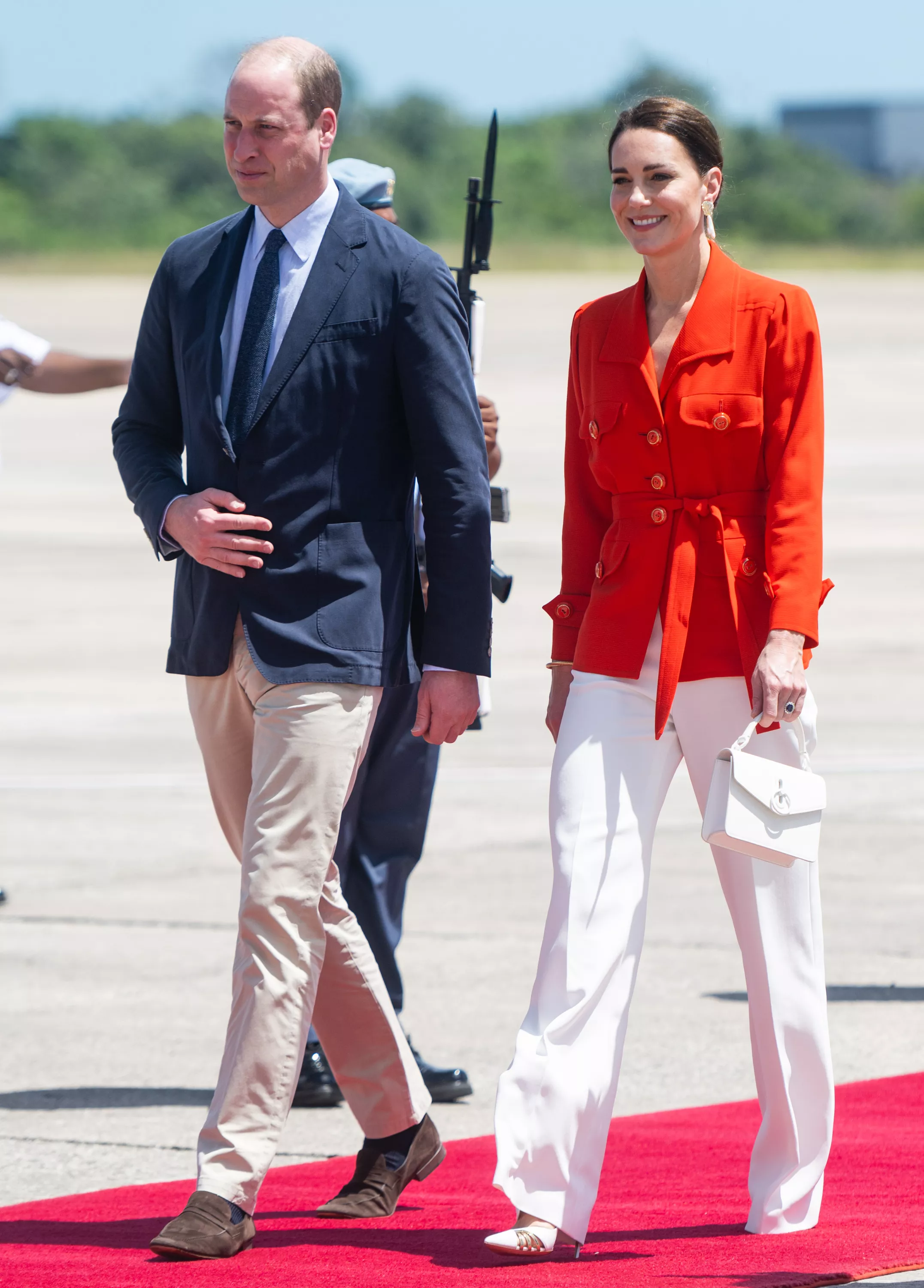 Кейт Миддлтон и принц Уильям в рамках Карибского тура