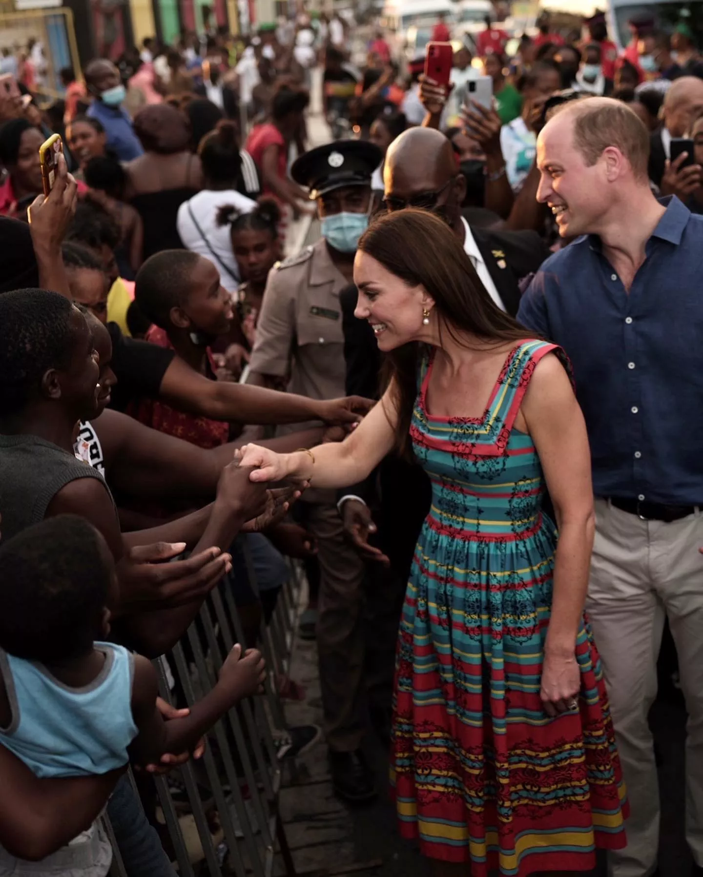 Кейт Миддлтон и принц Уильям в рамках Карибского тура
