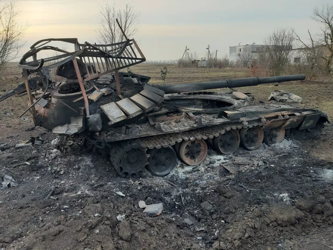 Уничтоженная техника российской армии. Фото: Сухопутные войска ВС Украины.