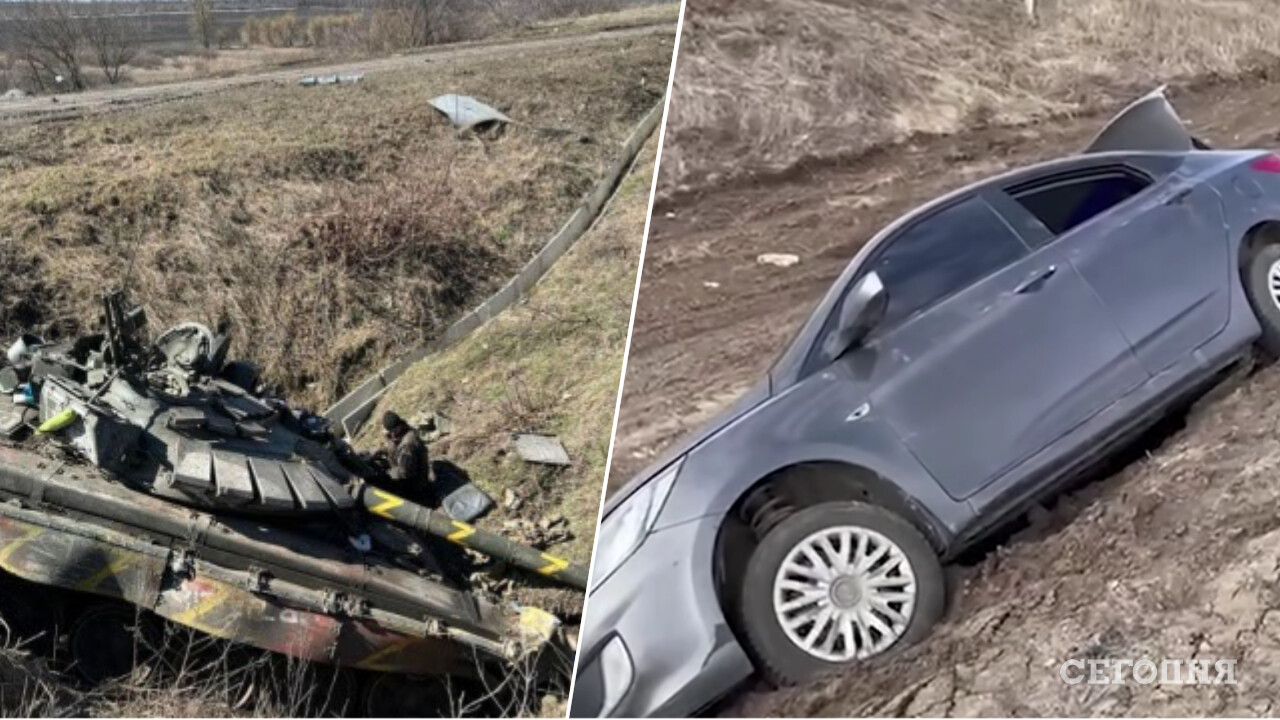 На трассе возле Малой Рогани оккупанты расстреляли более 20 гражданских  авто | Сегодня