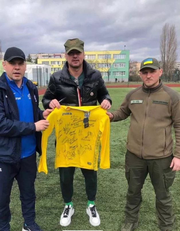 Алієв та Мілевський зіграли у футбол у Києві