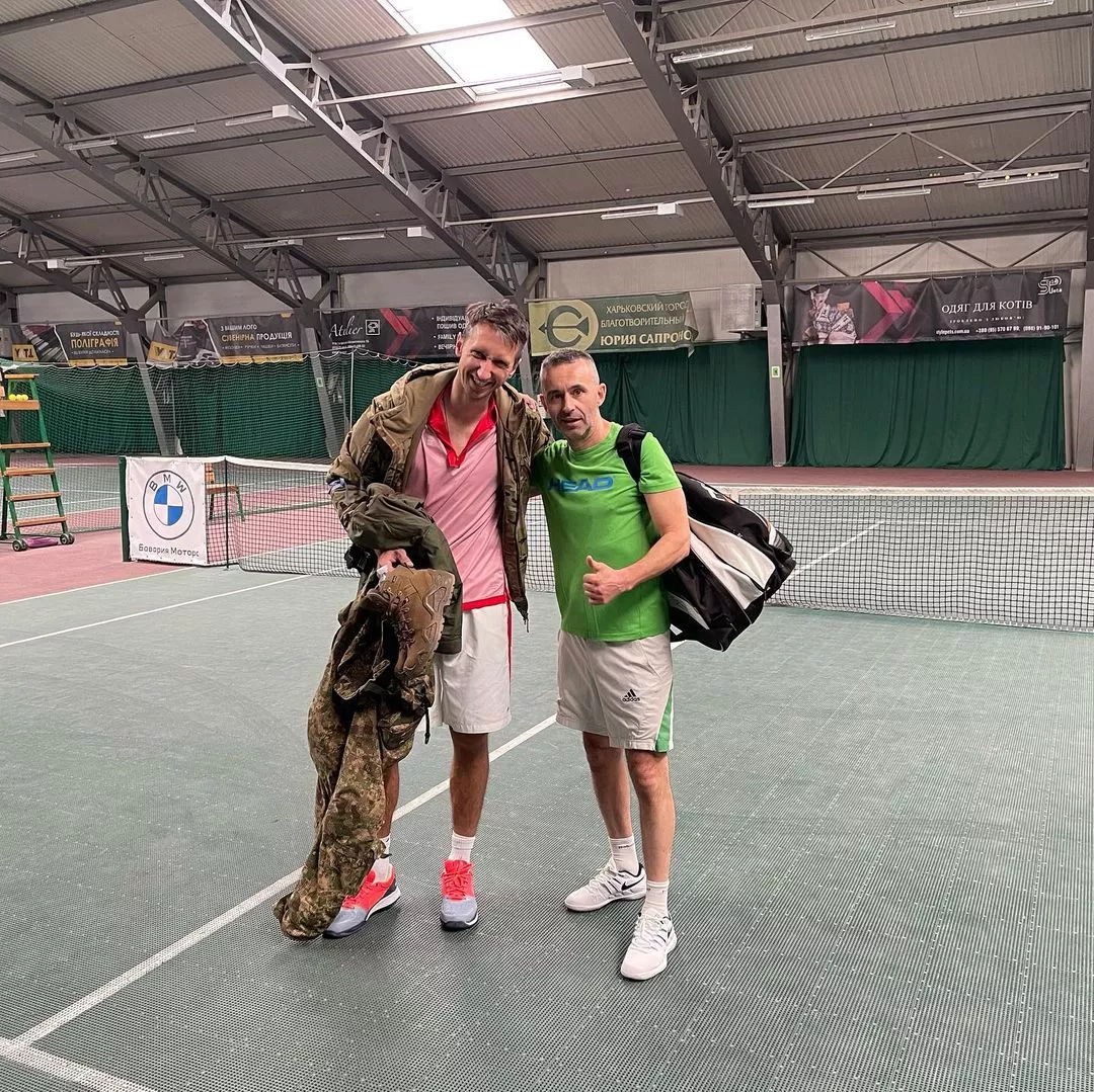 Стаховский сыграл в теннис в Харьков