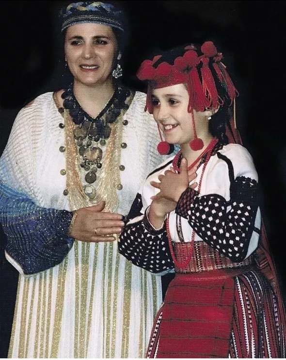 Тоня с мамой в Штатах в 1991 году