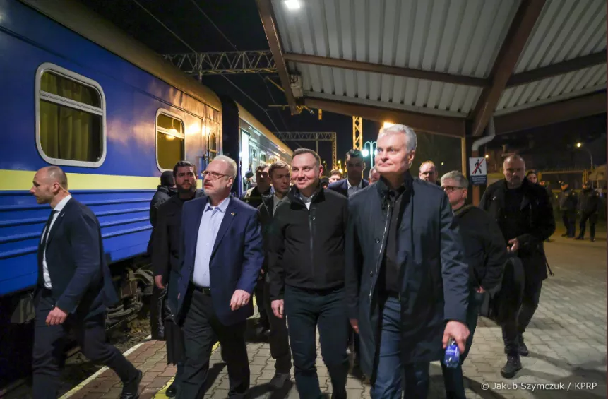 Президенты едут с визитом в столицу Украины 